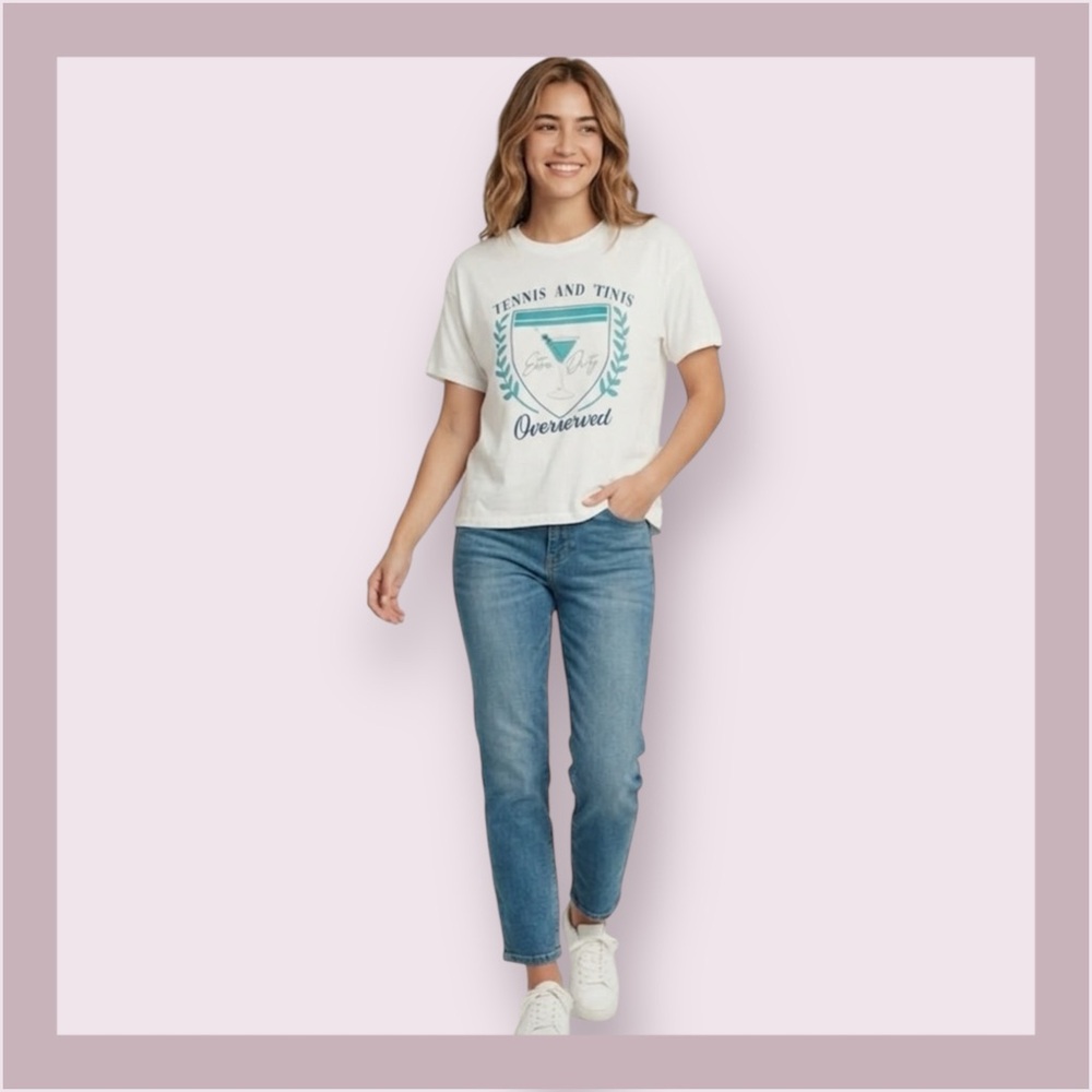 Wildfox Oversized Snow White Jamie Tee